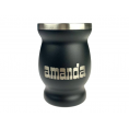 Amanda Stainless Calabasa, black, 220ml Amanda Stainless Calabasa, black, 220ml