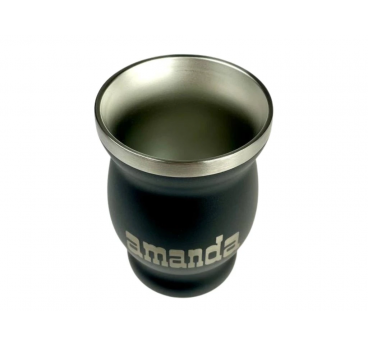 Amanda Stainless Calabasa, черный, 220 мл Калабас