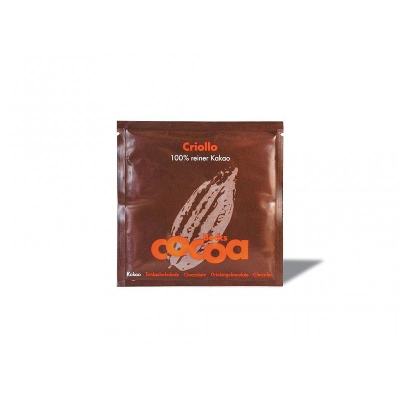 MINI BECKS COCOA Criollo Pure Drinking Chocolate without sugar 25g Organic, Fairtrade, Vegan MINI BECKS COCOA Criollo Pure Drinking Chocolate without sugar 25g Organic, Fairtrade, Vegan