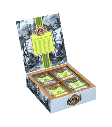 Zaļā tēja EARL GREY ASSORTED (40x2g) Basilur