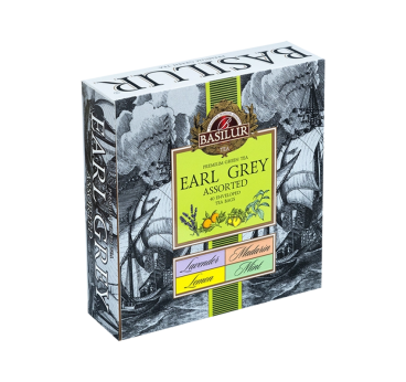 Zaļā tēja EARL GREY ASSORTED (40x2g) Basilur