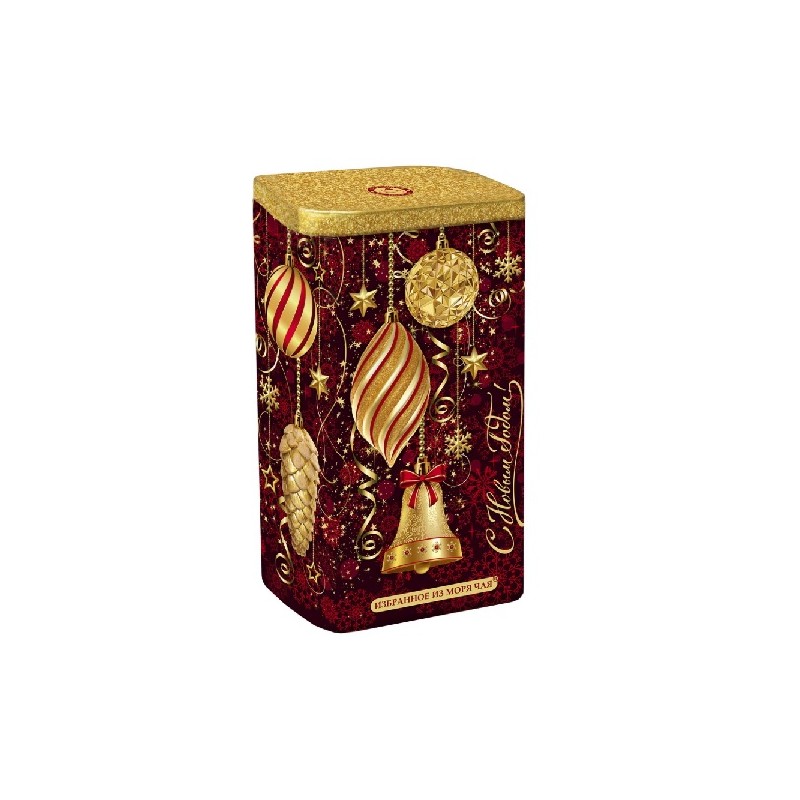 Black Tea Festive Decorations, red tin, 50g Black Tea Festive Decorations, red tin, 50g