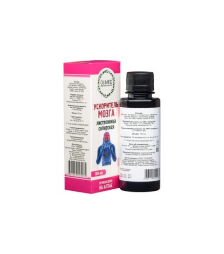 Sibīrijas lapegles balzams "Smadzeņu paātrinātājs", 100 ml Olimed