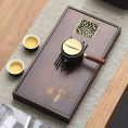 Bamboo Tea Tray with Carvings - Tea Serving Tray