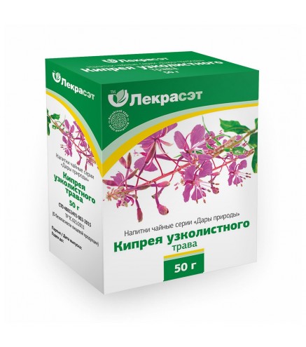 Кипрей узколистный трава 50г Lekraset Иван-чай