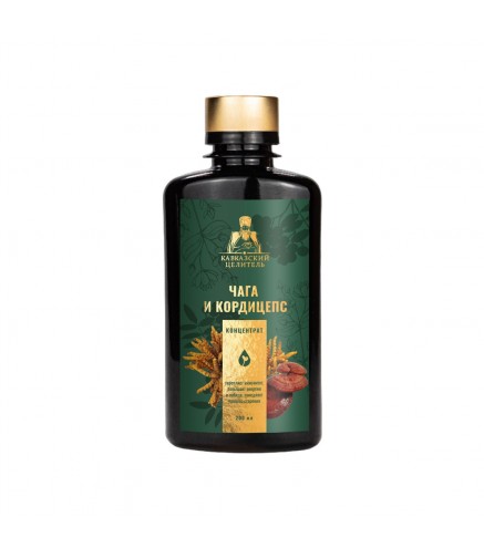 Kordicepsa un čagas koncentrāts 200 ml "Kaukāziešu dziednieks"