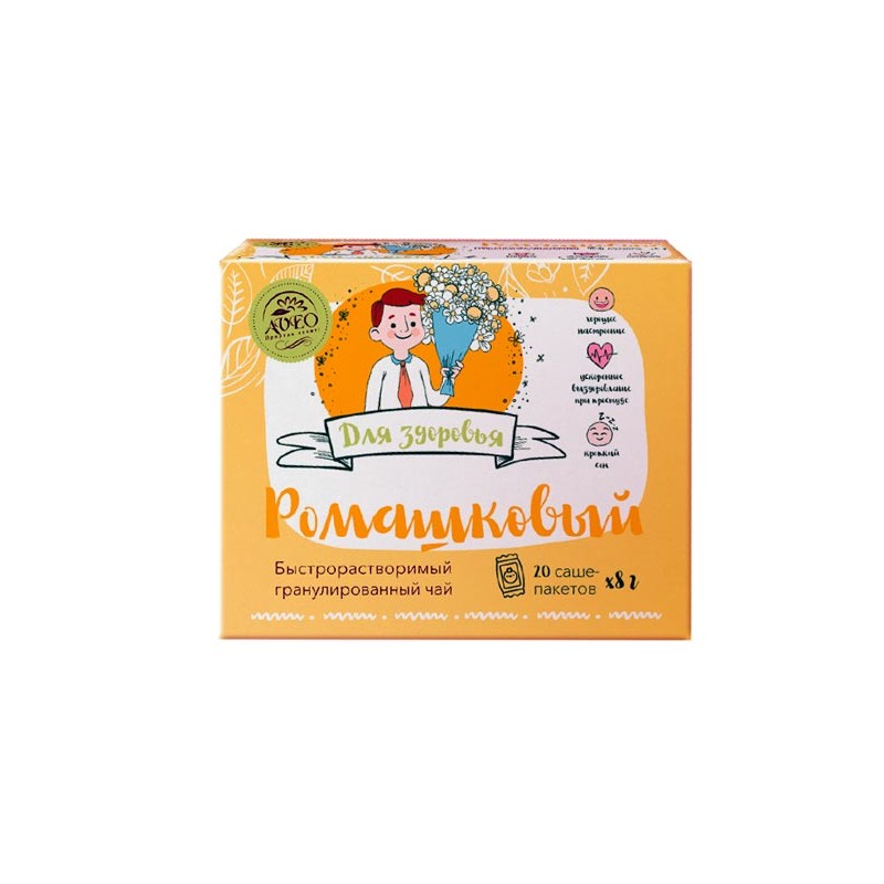Instant granulated tea "Chamomile" 8.0 g x 20 Instant granulated tea "Chamomile" 8.0 g x 20