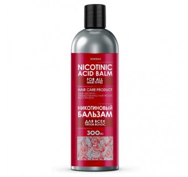 Vitateka Nicotinic Acid Balm for All Hair Types, 300 ml