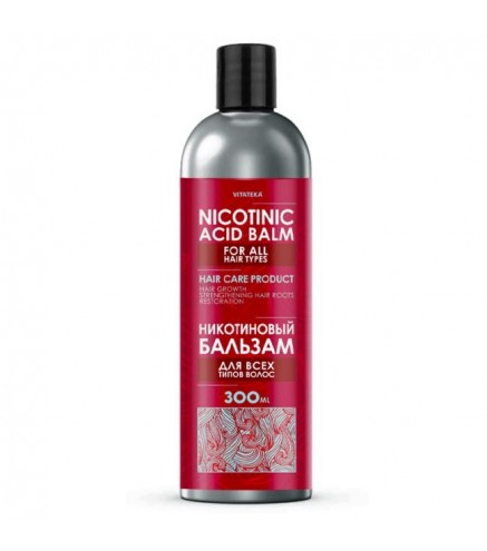Vitateka Nicotinic Acid Balm for All Hair Types, 300 ml
