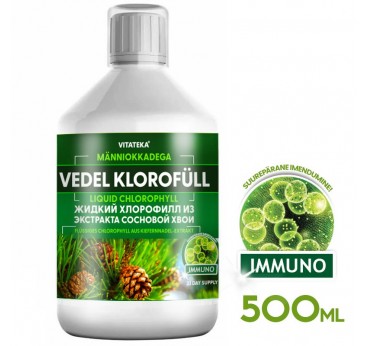 Šķidrais hlorofils 500 ml VITATEKA