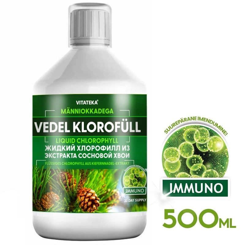 Liquid chlorophyll 500 ml VITATEKA Liquid chlorophyll 500 ml VITATEKA