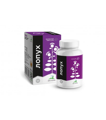 Food extract, plant "Burdock" 126 capsules VISTERRA Lopuh