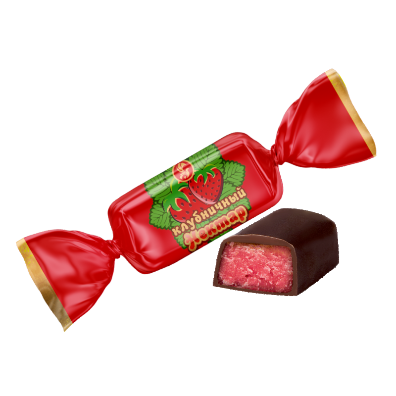 Glazētas konfektes "Zemeņu nektārs" "BAYAN SULU" 1 kg