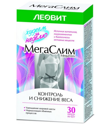 Leovit Mega Slim capsules N30 supplement
