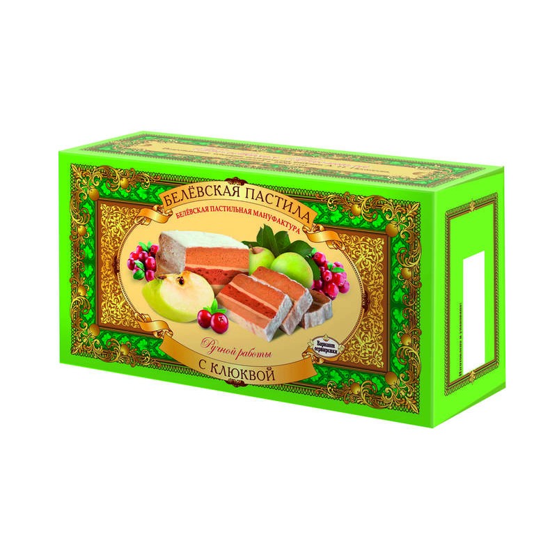 Beļevskas pastila ar dzērvenēm  100 g