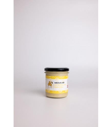 Honey with lemon and ginger 400g EcoHoney Latvia