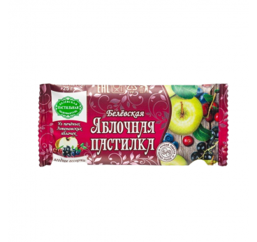 Пастилки ягодное ассорти батончик 25г Belyov Pastila