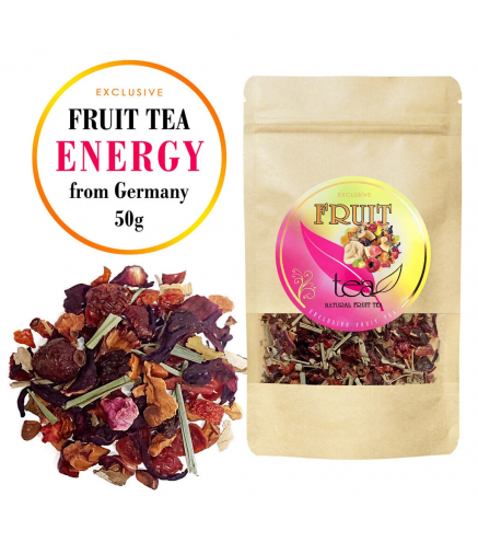 Fruit tea ENERGY, 50 g GF rosehip, guarana & hibiscus