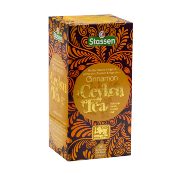 Stassen Cinnamon melna tēja ar kanēli 25 tējas maisiņi