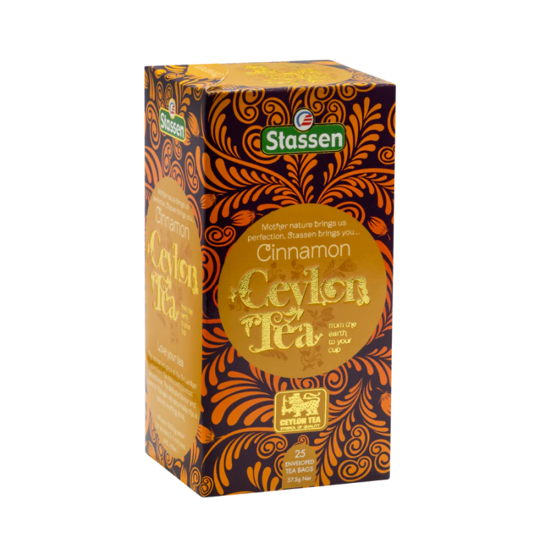 Stassen Cinnamon Black Tea 25 Tea Bags