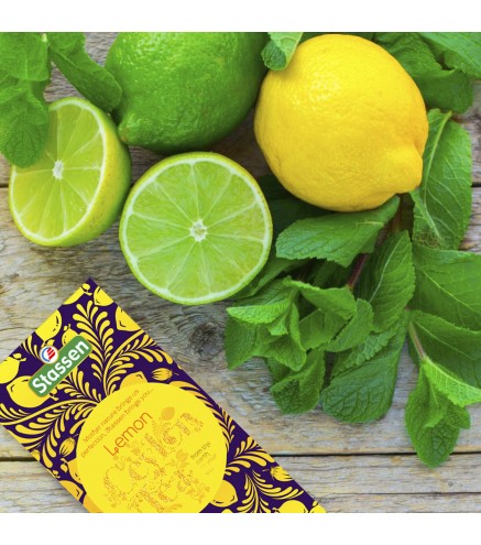 Stassen Lemon melna tēja ar citrona aromātu 25 tējas maisiņi