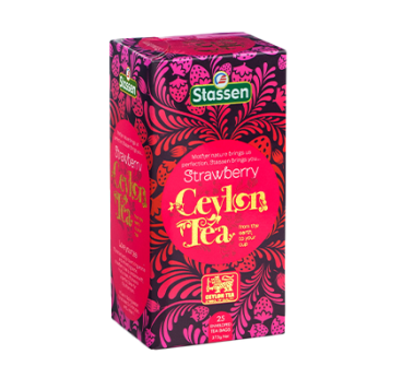 Stassen Strawberry Black Tea 25 Tea Bags