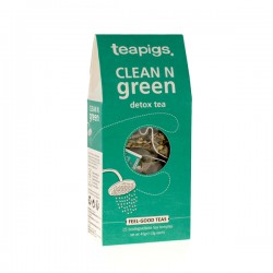 Teapigs Clean N Green Detox tea pyramid x15
