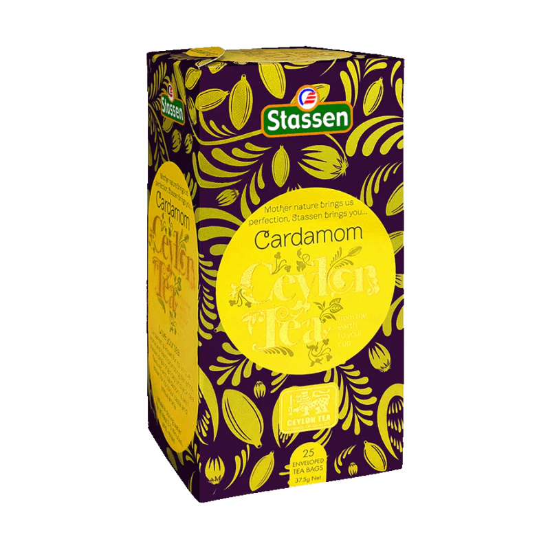 Stassen Cardamom melna tēja ar kardamonu 25 tējas maisiņi