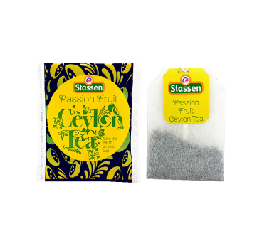 Stassen melna tēja ar marakujas aromātu 25 tējas maisiņi