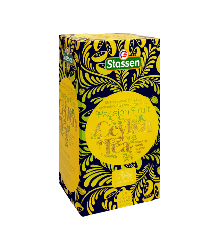 Stassen melna tēja ar marakujas aromātu 25 tējas maisiņi