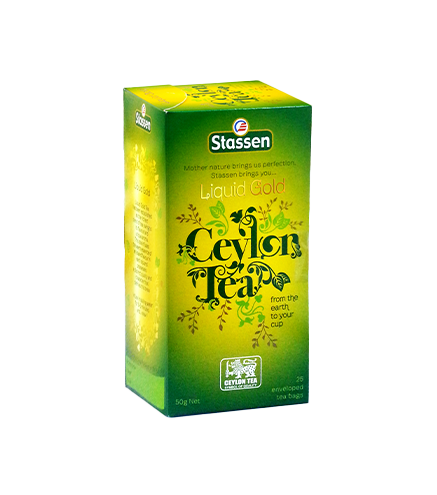 Stassen Liquid Gold Цейлонский чёрный чай 25 чайных пакетиков