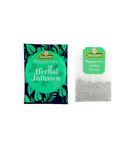 Stassen Peppermint Herbal Infusion Tea 25 Tea Bags
