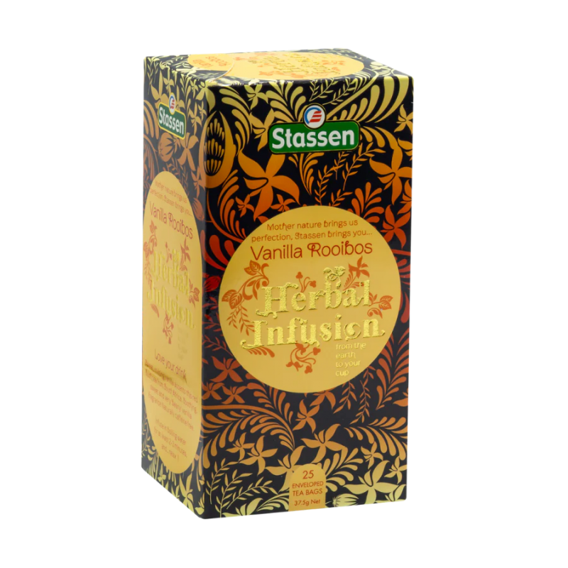 Stassen Vanilla Rooibos Ванильный ройбуш чай 25 пакетиков Stassen Vanilla Rooibos Ванильный ройбуш чай 25 пакетиков