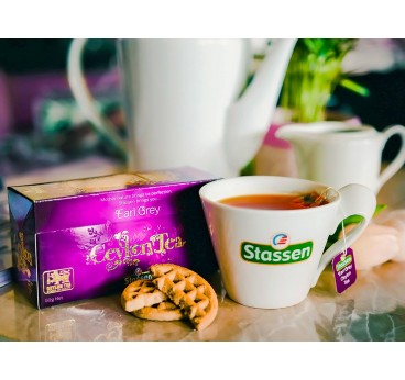 Stassen Earl Grey чёрный чай с бергамотом 25 чайных пакетиков