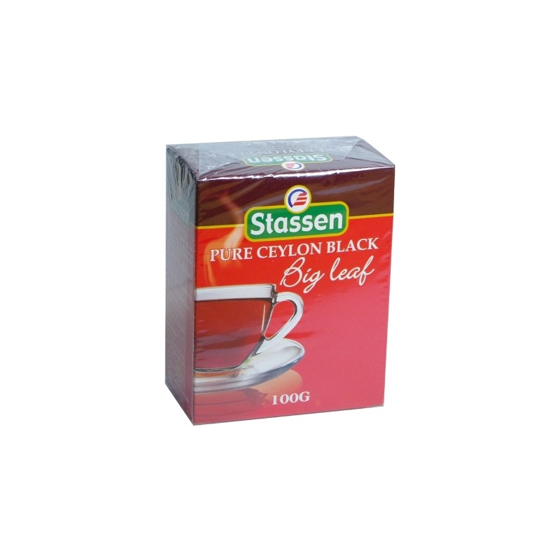 Stassen Pure Ceylon Big Leaf OPA Black tea 100g carton pack Stassen Pure Ceylon Big Leaf OPA Black tea 100g carton pack