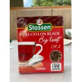 Stassen Ceilonas OPA liellapu melna tēja 100g kartona paka Stassen Ceilonas OPA liellapu melna tēja 100g kartona paka