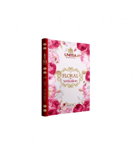 UNITEA SENSATION flavoured black loose Ceylon tea FBOP 100g book