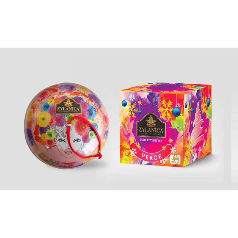 PEKOE Black Tea in Christmas Ball 50g Zylanica