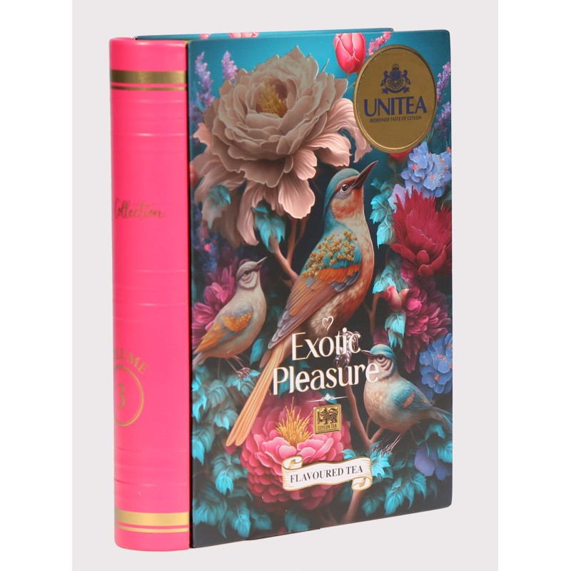 Черный рассыпной цейлонский чай с добавками UNITEA Exotic Pleasure FBOP 100 г книга