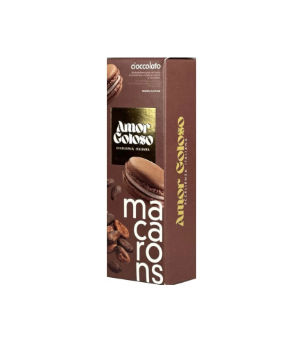 Chocolate macarons, 90g