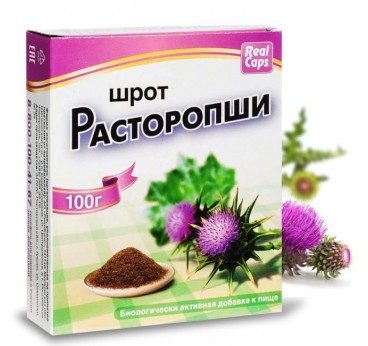 Шрот расторопши Realcaps 100гр