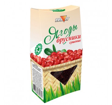 Ягоды брусники сушеные (дробленые) 50 гр Teavit