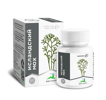 Food-grade plant extract "Icelandic Moss" 60 capsules VISTERRA