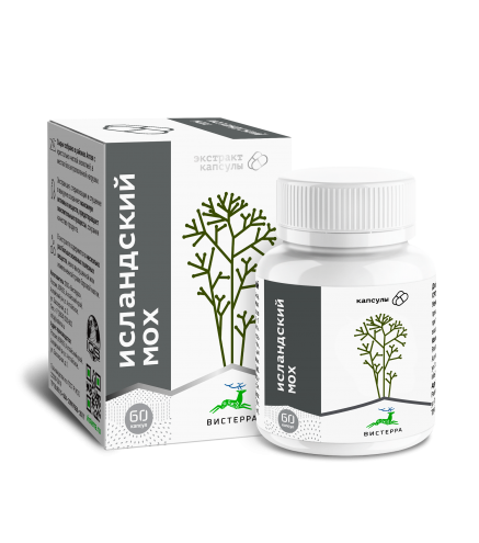 Food-grade plant extract "Icelandic Moss" 60 capsules VISTERRA