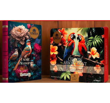 Чай Unitea Ceylon Assortment асорти 36 пакетиков, метал