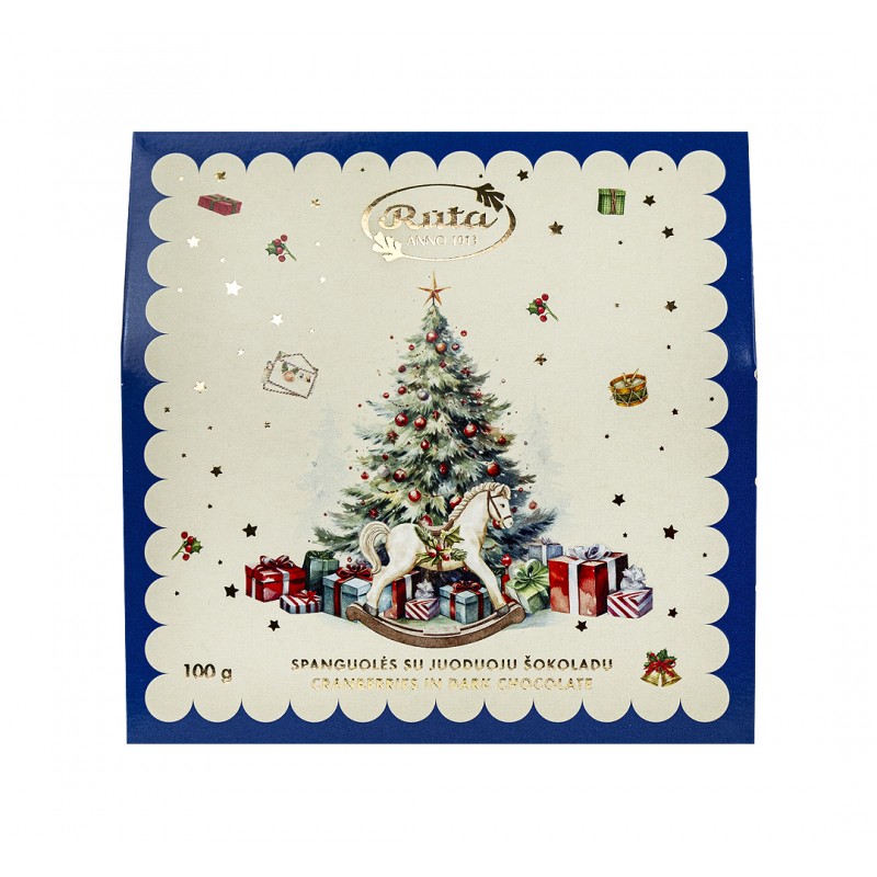Клюква в темном шоколаде 50% 100 г RUTA
