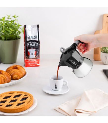 Bialetti Moka Induction 2 cup 100ml кофеварка чёрная