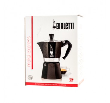 Bialetti Moka Express 6 tases 300ml kafijas aparats melns