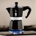 Bialetti Moka Express 3 cup 150ml гейзерная кофеварка чёрная