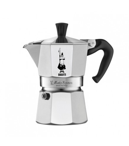 Bialetti Moka Express 2 cup 100ml kafijas aparats melns